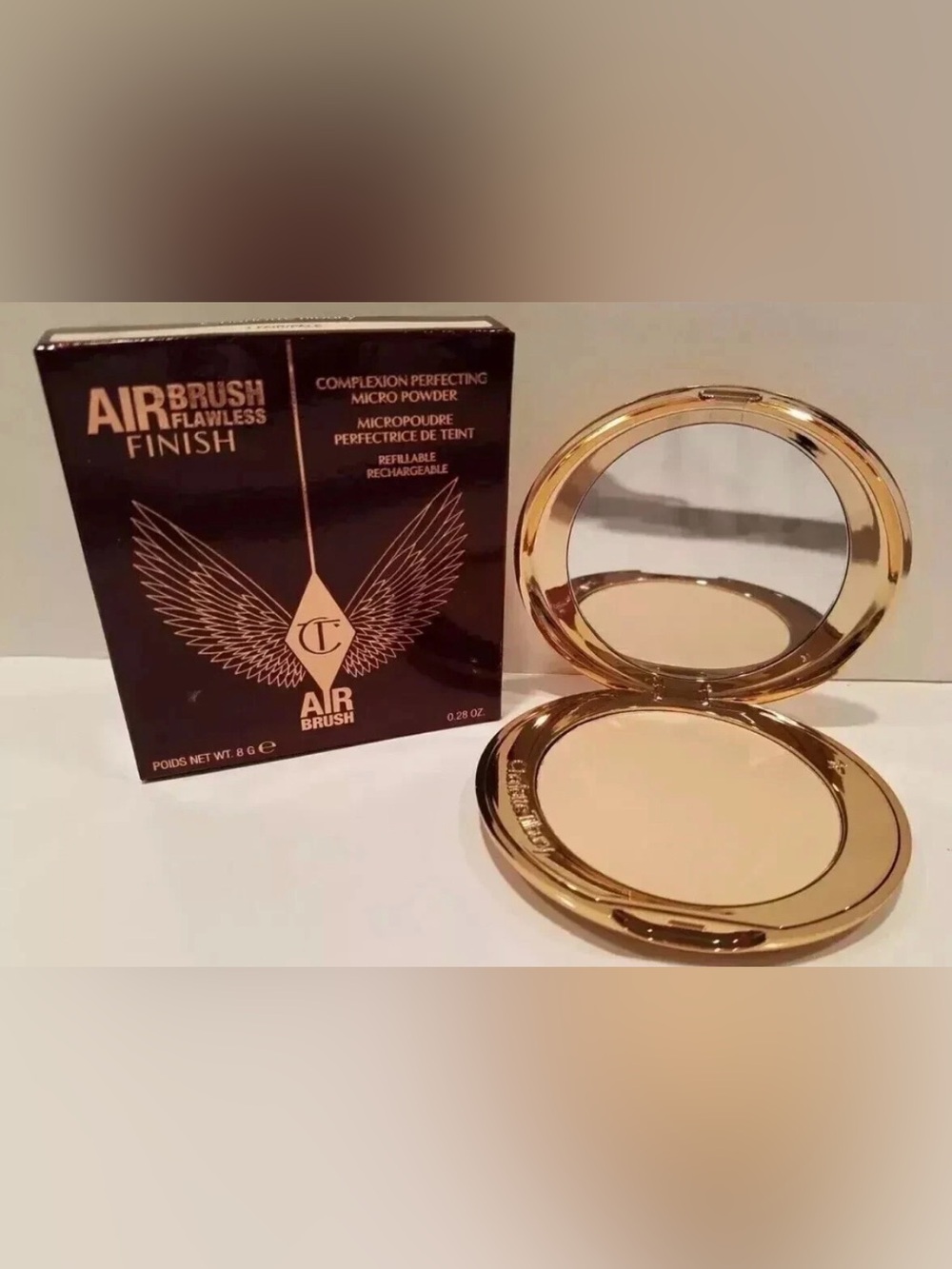 Charlotte Tilbury Airbrush Flawless Finish Powder Full Size 8g Medium